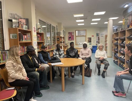 VISITA BIBLIOTECA LÁZARO CARRETER CENTRO CÍVICO TORRERO