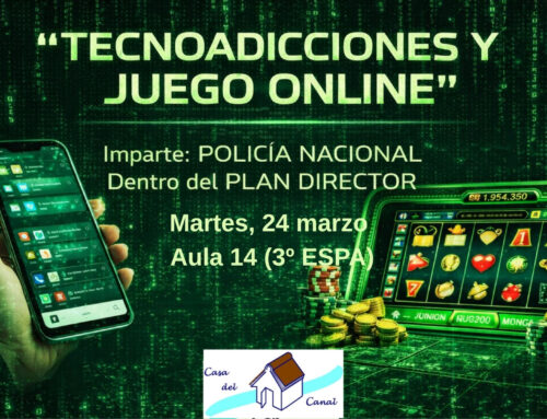 CHARLA «TECNOADICCIONES Y JUEGO ONLINE» POLICÍA NACIONAL